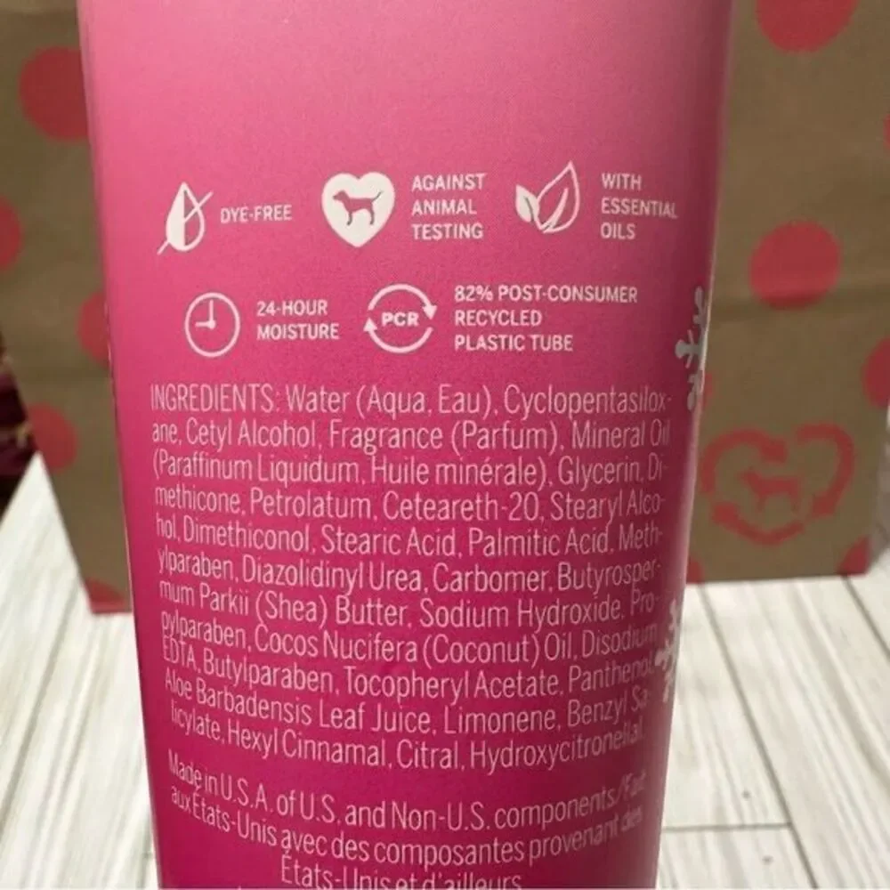 2 VICTORIA’S SECRET PINK FRESH & CLEAN FROSTED 24 HOUR MOISTURE BODY‎ CREAM 8oz